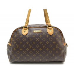 SAC A MAIN LOUIS VUITTON MONTORGUEIL MONOGRAM LV GM TOILE MARRON HAND BAG 1295€