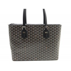 NEUF SAC A MAIN GOYARD MARIE GALANTE GM CABAS EN TOILE NOIR HAND BAG TOTE 2390€