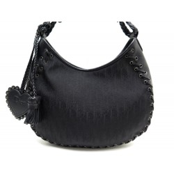 NEUF SAC A MAIN CHRISTIAN DIOR ETHNIC HOBO ROND MONOGRAM & POMPON NOIR BAG 990€