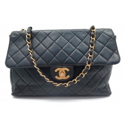 VINTAGE SAC A MAIN CHANEL GRAND CLASSIQUE TIMELESS MATELASSE JUMBO NOIR 4990€