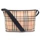 SAC A MAIN BURBERRY MOTIF TARTAN CHECK BANDOULIERE TOILE HAND BAG CANVAS 895€