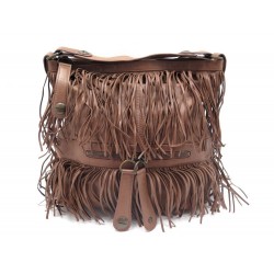 SAC A MAIN GERARD DAREL CUIR MARRON 