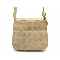 SAC A MAIN CHRISTIAN DIOR CANNAGE EN DAIM SABLE 