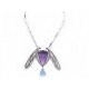 NEUF COLLIER LALIQUE LIBELLULE ICE LIGHT 2 ARGENT 925 NECKLACE DRAGONFLY 2200€