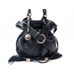  SAC A MAIN LANCEL 1ER FLIRT CUIR NOIR 