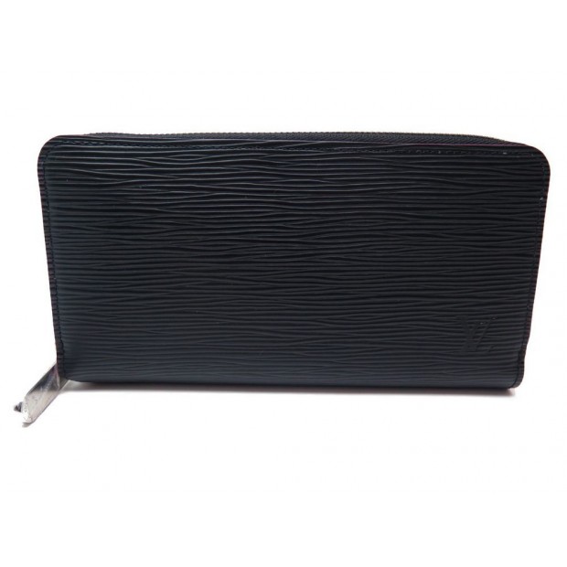 NEUF PORTEFEUILLE LOUIS VUITTON ZIPPY NM M64838 EN CUIR EPI NOIR WALLET 615€