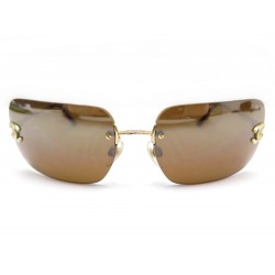 LUNETTES DE SOLEIL CHANEL TIMELESS LOGO CC STRASS 4017-D DORE SUNGLASSES 345€