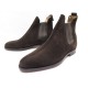 NEUF CHAUSSURES BOWEN UPAVON BOTTINES 7.5 DAIM MARRON + EMBAUCHOIR 