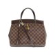 NEUF SAC A MAIN LOUIS VUITTON RIVOLI EN TOILE DAMIER EBENE MM N41150 PURSE 3335€