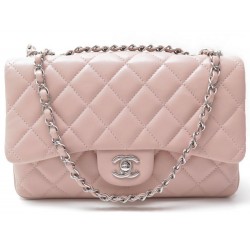 SAC A MAIN CHANEL TIMELESS 2.55 CUIR MATELASSE ROSE 