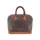 SAC A MAIN LOUIS VUITTON ALMA TOILE MONOGRAM LV MARRON BROWN HAND BAG PURSE 910