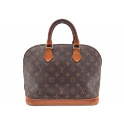 SAC A MAIN LOUIS VUITTON ALMA PM M53151 EN TOILE MONOGRAM LV BAG PURSE 1150€