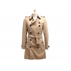 MANTEAU BURBERRY THE CHELSEA TRENCH COAT HERITAGE 36 S COTON BEIGE JACKET 1750€