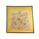 FOULARD HERMES LES BLES CARRE 90 EN SOIE JAUNE H. GRYGKAR SILK SCARF YELLOW 370€