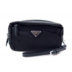 NEUF TROUSSE DE TOILETTE PRADA NOIR NYLON 1 2 