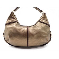 SAC A MAIN YVES SAINT LAURENT 153216 40 CM EN CUIR DORE HAND BAG PURSE 850€