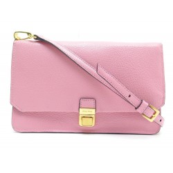 NEUF SAC A MAIN MIU MIU MADRAS RT0639 EN CUIR ROSE BANDOULIERE CLUTCH BAG 1200€