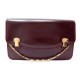 VINTAGE SAC A MAIN CELINE CUIR BORDEAUX 