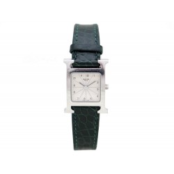 MONTRE HERMES HEURE H HH1.210 FEMME 30 X 24 MM ACIER 