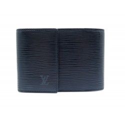  PORTE CHEQUIER LOUIS VUITTON CUIR EPI NOIR 