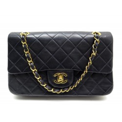 SAC A MAIN CHANEL PETIT TIMELESS CLASSIQUE MATELASSE PM CUIR BLEU HAND BAG 3990€