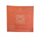 NEUF FOULARD HERMES ASHANTI CARRE 90 CM EN SOIE ORANGE A. FAIVRE SILK SCARF 360€