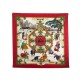 FOULARD HERMES JOIES D HIVER CARRE SOIE 