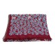 NEUF ECHARPE HERMES AGIA PELAGIA H693246T09 EN LAINE & SOIE ROUGE SCARF 450€