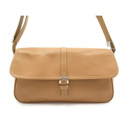 NEUF SAC A MAIN LONGCHAMP EN CUIR CAMEL LIGHT BROWN LEATHER HAND BAG PURSE 330€