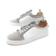 NEUF CHAUSSURES CHANEL TENNIS LOGO CC G32719 42 BASKETS GOMME & VELOURS 650€