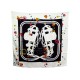 NEUF FOULARD HERMES BRIDES DE GALA FLEURIES CARRE SOIE BLANCHE SCARF 360€