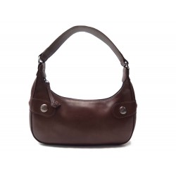 NEUF SAC A MAIN LONGCHAMP BAGUETTE EN CUIR MARRON PURSE HAND BAG 330