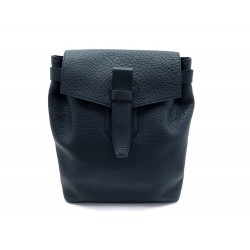 NEUF SAC A DOS LANCEL CHARLIE CUIR NOIR 