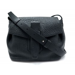 NEUF SAC A MAIN LANCEL PETIT CHARLIE A06839 PM BANDOULIERE CUIR GRAINE NOIR 790€