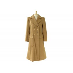 MANTEAU LONG YVES SAINT LAURENT BEIGE 