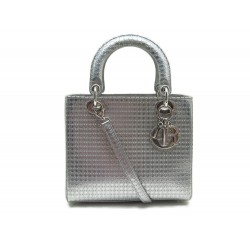 SAC MAIN DIOR LADY ARGENTE 