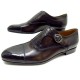 NEUF CHAUSSURES BERLUTI CARLO MOCASSINS A BOUCLE CUIR MARRON SCRITTO SHOES 1500€