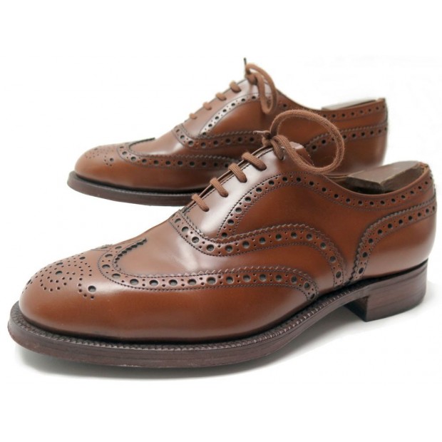 CHAUSSURES CHURCH'S BURWOOD 7F 41 CUIR MARRON + EMBAUCHOIRS 