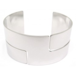 NEUF BRACELET DINH VAN MANCHETTE SEVENTIES 332106 EN ARGENT 925 SILVER 990€