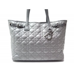 SAC A MAIN CHRISTIAN DIOR PANARERA CABAS TOILE ENDUITE 