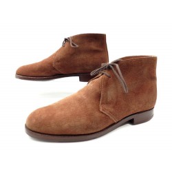 CHAUSSURES BOTTINES CROCKET & JONES CHERTSEY 6.5E 40.5 41 DAIM 