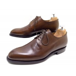 NEUF CHAUSSURES BOWEN ONE CUT 41.5 42 CUIR MARRON 