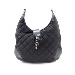 SAC A MAIN BURBERRY CABAS MATELASSE TOILE NOIRE TOTE BLACK HAND BAG PURESE 600€