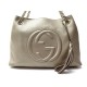 NEUF SAC A MAIN GUCCI SOHO 308982 LOGO CC EN CUIR BRONZE LEATHER HAND BAG 1590€