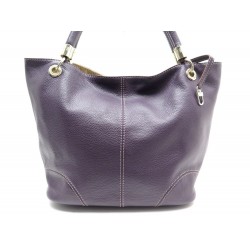 NEUF SAC A MAIN LANCEL FRENCH FLAIR A06277 EN CUIR GRAINE VIOLET HAND BAG 695