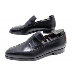 CHAUSSURES BERLUTI MOCASSINS ANDY 7 41 DEMESURE 348 CUIR NOIR LOAFER SHOES 1580€