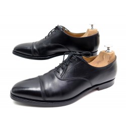 CHAUSSURES CROCKETT & JONES HALLAM RICHELIEU BOUT DROIT 09E 43 CUIR SHOES 495€