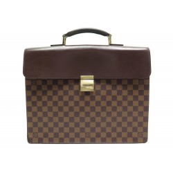 SAC LOUIS VUITTON ALTONA PM TOILE DAMIER EBENE CARTABLE A MAIN SERVIETTE 1950€