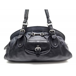 SAC A MAIN CHRISTIAN DIOR MY DIOR EN CUIR NOIR HAND BAG PURSE