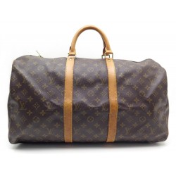 SAC DE VOYAGE LOUIS VUITTON KEEPALL 50 EN TOILE MONOGRAM 